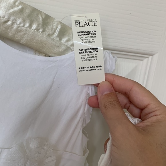 NEW Children’s Place Matching Set Ruffle Dress and Shrug Embroidered Cardigan - Picture 13 of 14